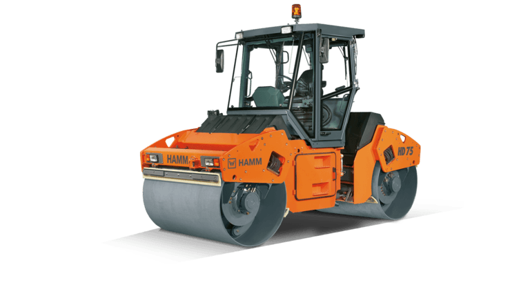Tandem roller with vibration and oscillation drum HD O75V